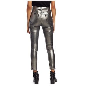 NWT J Brand Stretch Skinny Metallic Denim Jeans